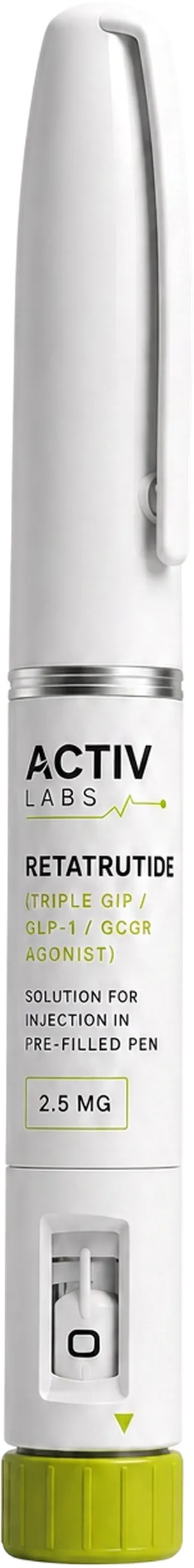 ACTIV LABS pre-filled pen with dose window and premium packaging
